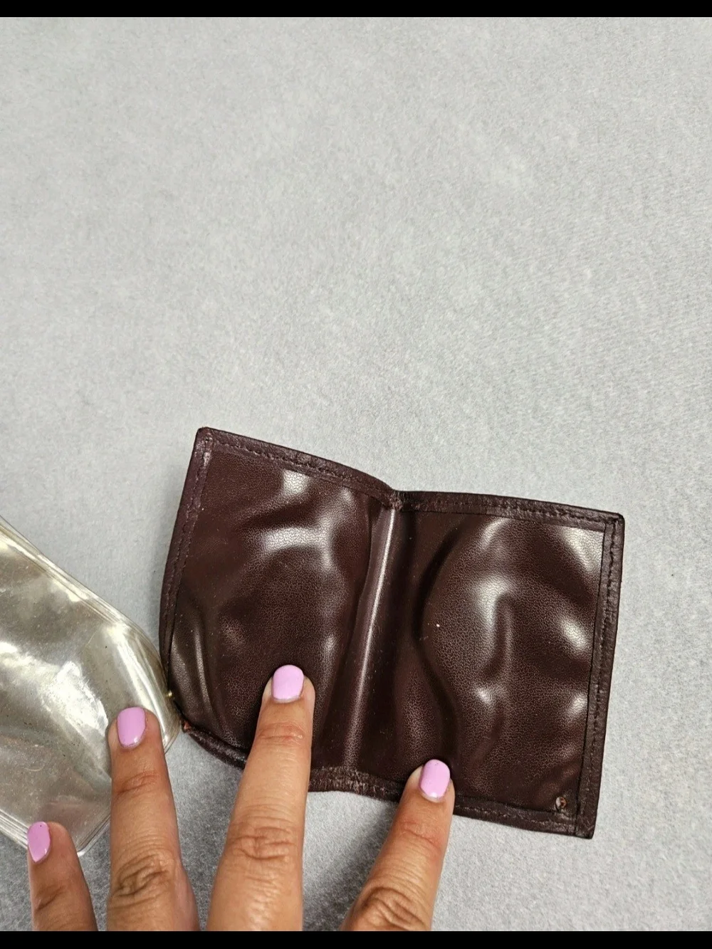 Vintage Capezio 1887 Brown Leather Photo Card Wallet Holder